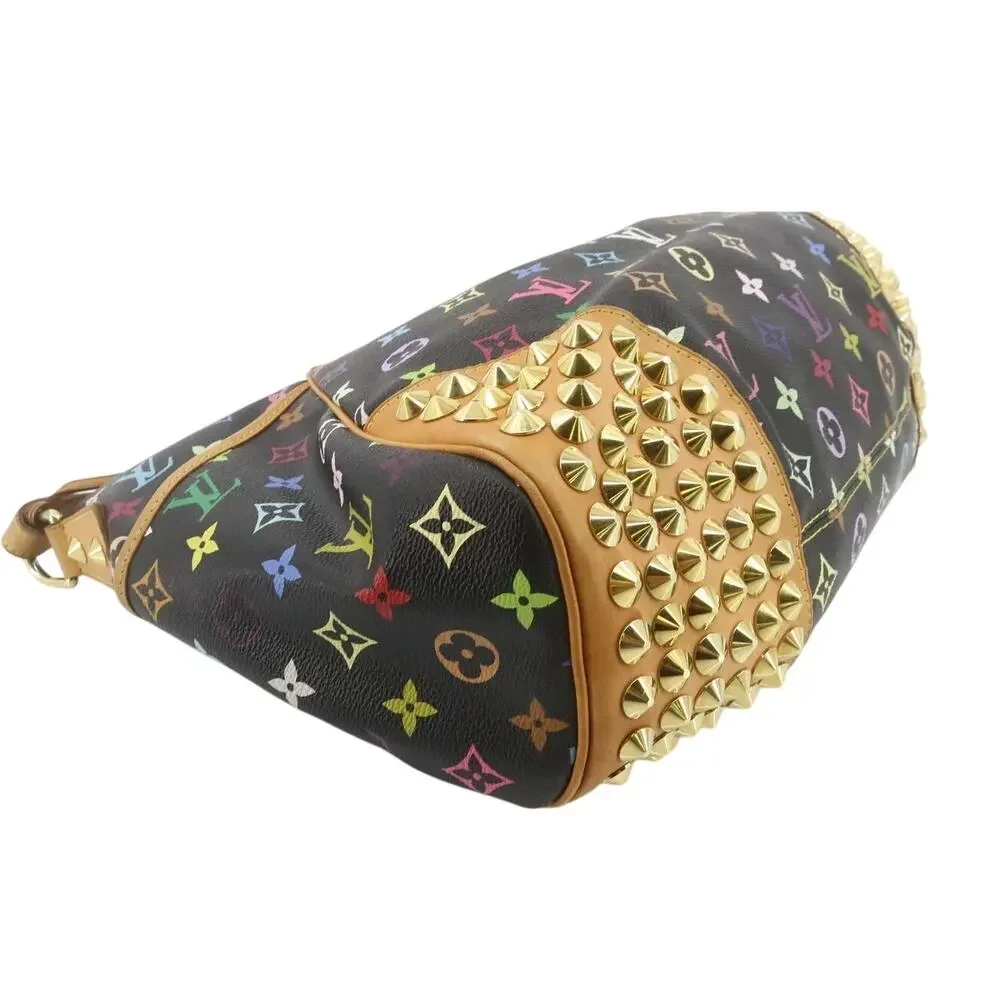 Louis Vuitton Multicolor Bag Chrissie Monogram Studded shoulder Vintage Murakami - Picture 8 of 16